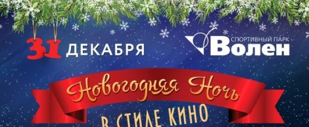 Как провести новый год за городом. Как прикольно отметить новый год за городом, в лесу, на даче. Загородный парк-отель «Парк Отель & SPA»