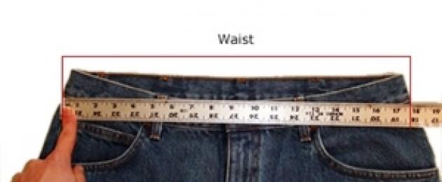 Соотношение размеров брюк и джинс. Женские джинсы. Американские джинсы больших размеров — как определить