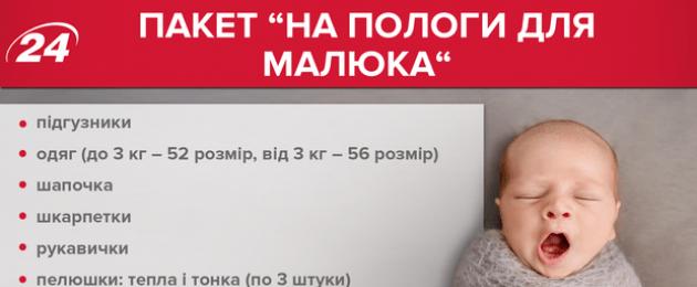 Сумка в роддом - полный список вещей. Как одеть на выписку малыша. Что понадобится ребенку