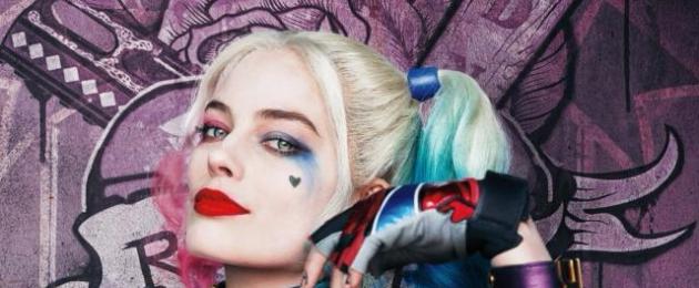 Макияж харли квинн на хэллоуин. Макияж Harley Quinn (Харли Квинн)