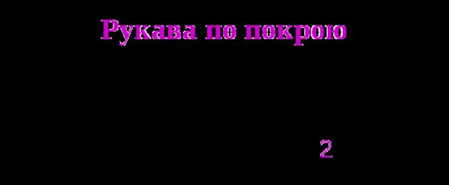 Открытый урок швейное дело виды рукавов. Урок технологии 